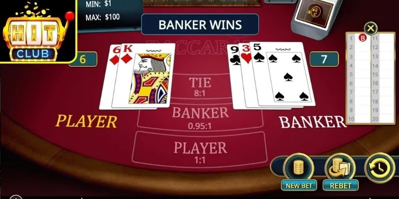 Baccarat Hitclub – Hướng Dẫn Chi Tiết Cách Chơi Nhanh 3 Kinh nghiệm chơi giúp nâng cao hiệu quả nhất