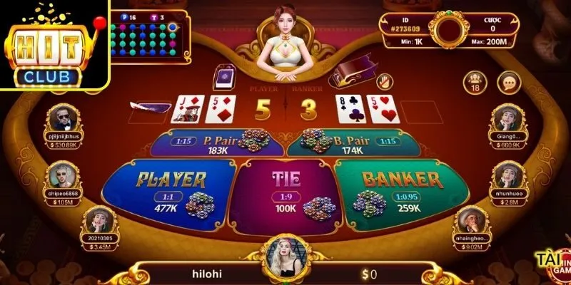 Baccarat Hitclub – Hướng Dẫn Chi Tiết Cách Chơi Nhanh 2 Những tùy chọn đặt cược phổ biến trong trò chơi